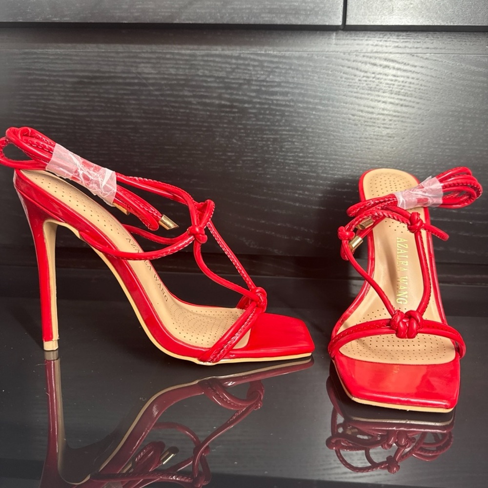 Elegant Red High Heel Shoes